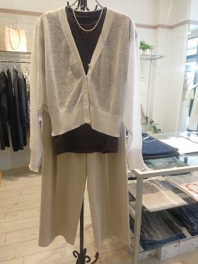 BLOG更新しました『羽織り麻カーディガン』