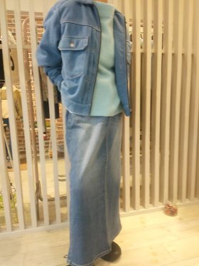 BLOG更新しました『スウェットのデニムジャケットを羽織って』