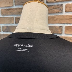 画像7: support surface　サポートサーフェス　ロゴプリントＴシャツ（ブラック）