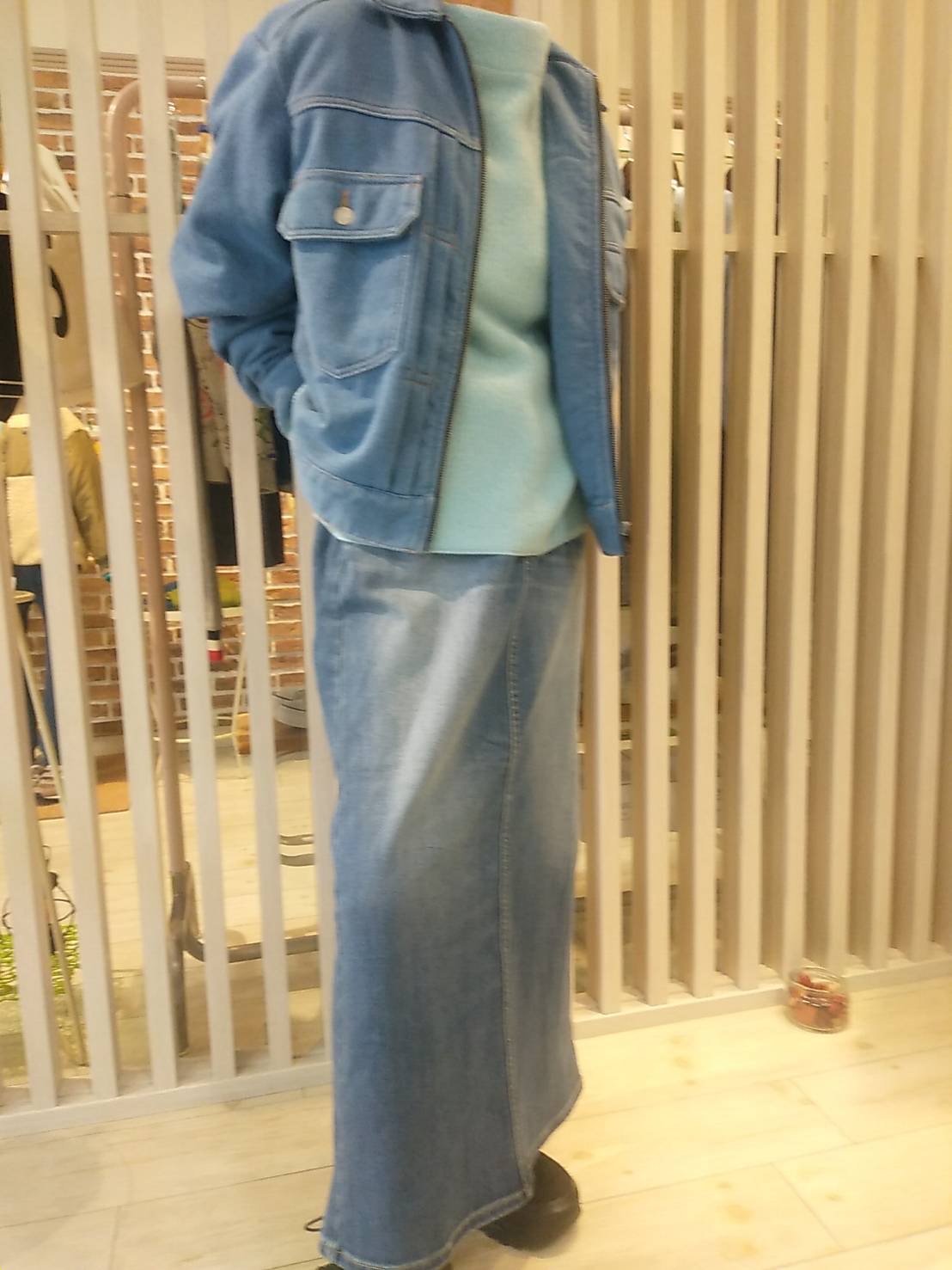 BLOG更新しました『スウェットのデニムジャケットを羽織って』