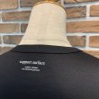画像7: support surface　サポートサーフェス　ロゴプリントＴシャツ（ブラック） (7)