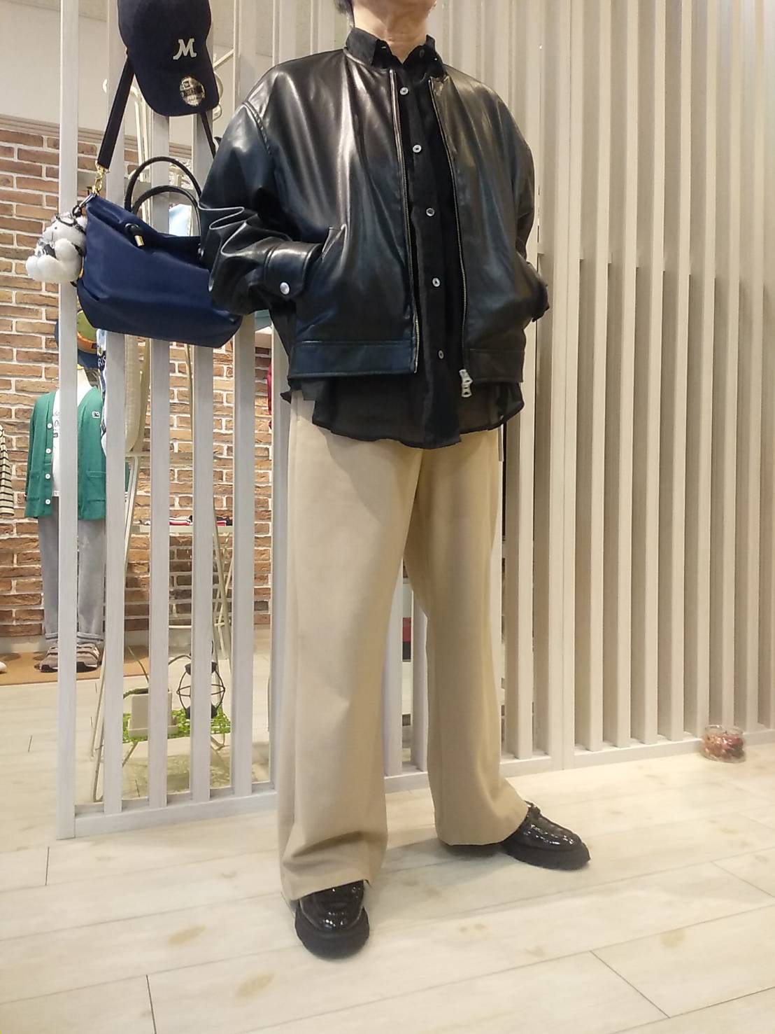 BLOG更新しました『フェイクレザーブルゾン』